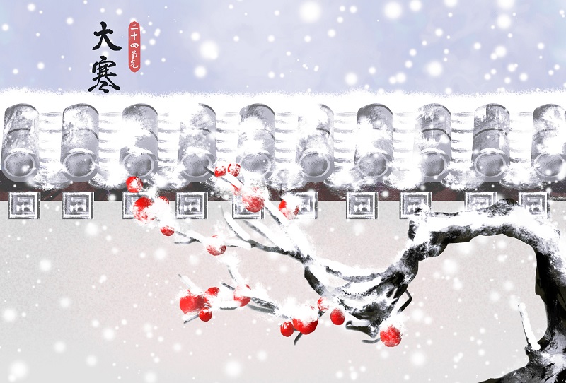 大寒：冬將盡，花可期，共盼春來